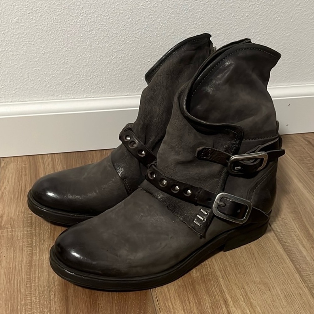 A.S.98 Grey Boots